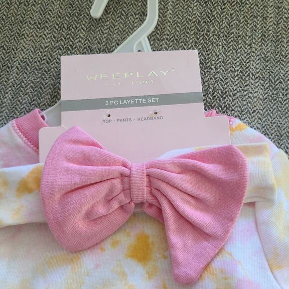 Weeplay 3 piece layette set queen tie dye in Size 24 months - Picture 4 of 8